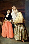 Italien,Venetien,Vicenza,Palazzo Leoni Montanari,Gallerie d'Italia,Der Scharlatan von Pietro Longhi