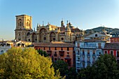 Spain, Andalusia, Granada, Cathedral, plaza Bib-Rambla