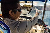 Ecuador,Galapagos-Archipel,von der UNESCO zum Weltnaturerbe erklärt,Insel Santa Fé,Tauchkreuzfahrt um die Insel Bouteille