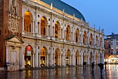 Italien,Venetien,Vicenza,Piazza Signori,Basilica Palladiana von der UNESCO zum Weltkulturerbe erklärt