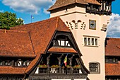 Romania, Judet de Prahova, Sinaia, Peles Castle, neo-Renaissance style, was built between 1873 and 1883