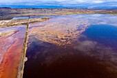 Kenia,Magadi-See,Rift Valley,Soda (Luftaufnahme)