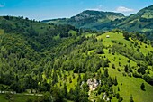 Romania, Brasov Judet, Moieciu, Transsylvania Landscape