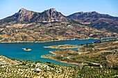 Spanien,Andalusien,Provinz Cadix,Zahara de la Sierra,Naturpark Sierra de Grazalema,Stausee von Zahara-el Gastor