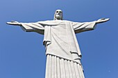 Brazil, state of Rio de Janeiro, city of Rio de Janeiro, Corcovado Hill, Carioca landscapes between the mountain and the sea classified World Heritage of UNESCO, Christ the Redeemer Statue