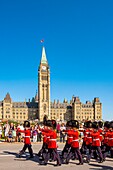 Canada, Ontario province, Ottawa, Parliament Hill, Changing of the Guard