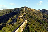 Italien,Ligurien,Genua,Park der Stadtmauern und der Festungsmauern (Parco della Mura e Forti),Mauer und Festung Sperone