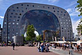 Niederlande,Südholland,Rotterdam,Markthal Market Rotterdam von Architekt Winy Maas