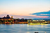 Kanada,Provinz Quebec,Blick auf Quebec City und den Sankt-Lorenz-Strom von Levis aus