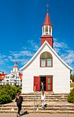 Kanada,Provinz Quebec,North Shore,Saguenay Fjord,Tadoussac,Kirche