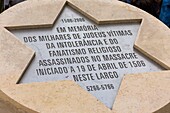 Portugal,Lissabon,Stadtteil Sant'ana,Platz São Domingos,Denkmal zum Gedenken an die jüdischen Opfer des Massakers von Lissabon 1506