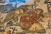 Italien,Sizilien,Piazza Armerina,villa romaine du Casale,Mosaike aus dem dritten Jahrhundert,von der UNESCO zum Weltkulturerbe erklärt