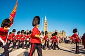 Canada, Ontario province, Ottawa, Parliament Hill, Changing of the Guard