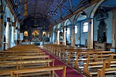 Chile,Region Los Lagos,Archipel von Chiloe,Insel Quinchao,Achao,Iglesia Santa Maria de Loreto (Kirche Unserer Lieben Frau von Loreto),von der UNESCO zum Weltkulturerbe erklärt