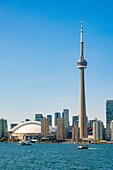 Kanada,Provinz Ontario,Toronto,Skyline und CN Tower