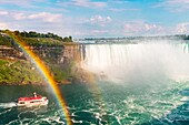 Kanada,Provinz Ontario,Niagarafälle,Horseshoe Falls,Hornblower Canadian Boat Tour