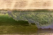 Spain, Canary Islands, Lanzarote Island, wave on the coast of Punta Mujeres