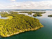 Kanada,Ontario,Tausend Inseln (1000 Inseln) bei Gananoque (Luftaufnahme)