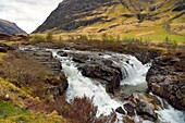 Vereinigtes Königreich,Schottland,Highland,Glencoe,das Glen Coe Tal (Ort des Massakers an den MacDonalds durch die Campbell)