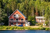 Canada, Quebec province, Charlevoix CoaSaint Lake House