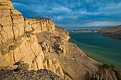 China, Xinjiang autonomous region, Turfan or Turpan, water tank