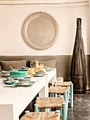 Morocco, Essaouira, Story :  Total renovation of a vintage spirit riad 