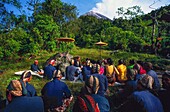 Indonesia, Java, Yogyakarta, Labuhan Festivals take place in the Kraton Palace to prepare offerings on the slopes of Merapi Volcano