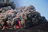 Indonesien,Vulkanausbruch in Indonesien 1996