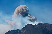 Italy, Sicily, Mount Etna Regional Nature Park, Mount Etna, UNESCO World Heritage Site, North Slope, eruption of July 27, 2019