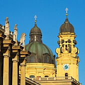 Deutschland,Bayern,München,Odeonsplatz,die Theatinerkirche (Theatinerkirche)