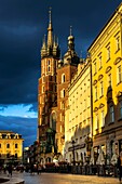 Polen,Woiwodschaft Kleinpolen,Krakau,Bezirk Stare Miasto,Weltkulturerbe,Altstadt,Marktplatz,Basilika Unserer Lieben Frau von Krakau (XIV)