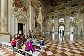 Deutschland,Bayern,München,Schloss Nymphenburg im Barockstil,die ehemalige Residenz der Kurfürsten und Könige von Bayern,der Große Saal