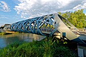 Schweiz,Genf,die Hans-Wilsdorf-Brücke über die Arve