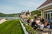 Serbia, Brani&#x10d;evo, Golubac, the fortress of Golubac dates from the 14th century is located on the banks of the Danube