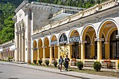 Georgien,Region Samtskhe-Javakheti,Ferienort Borjomi,der Bahnhof