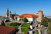 Polen,Woiwodschaft Kleinpolen,Krakau,Bezirk Stare Miasto,Weltkulturerbe,Altstadt,Wawelhügel,Wawelschloss und Basilika St. Stanislaus und Wenzel