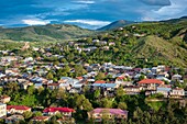 Georgien,Region Samtskhe-Javakheti,Akhaltsikhe,Panoramablick von der Burg Rabati