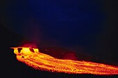 Italy, Sicily, Etna Volcano, Lava Flow on Etna Volcano