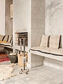 Morocco, Essaouira, Story :  Total renovation of a vintage spirit riad 