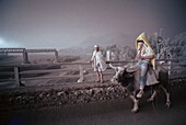 Philippines, Luzon Island, Pinatubo Volcano, 1991 Eruption of Pinatubo Volcano and Evacuation