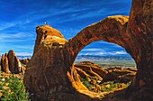 Vereinigte Staaten,Utah,Arches National Park,Nordfensterbogen,es gibt mehr als 2000 Bögen im Arches National Park