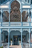 Georgien,Region Samtskhe-Javakheti,Ferienort Borjomi,historisches Gebäude aus dem Jahr 1892 für den iranischen Konsul,heute Vier-Sterne-Hotel Golden Tulip Borjomi