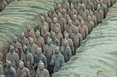 China, Xian, army of clay of Qin Shi Huang, first chinese emperor, 3rd century B.C., registered World Heritage by UNESCO