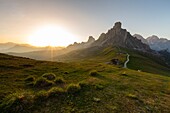 Italien,Venetien,Provinz Belluno,Dolomiten,UNESCO-Welterbe,Passo Giau oder Santa Lucia Pass (2462 m)