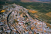 Spain, Andalusia, Andalusian Village from the sky (aerial view)