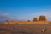 China,Provinz Gansu,Jiayuguan,Festung an der Seidenstraße,1372 unter der Ming-Dynastie gegründet und von der UNESCO zum Weltkulturerbe erklärt