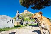 Georgia, Shida Kartli region, Gori, birthplace of the Soviet leader Joseph Stalin, Memorial of Georgian Warrior Heroes at the foot of Goristsikhe fortress