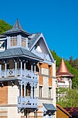 Georgien,Region Samtskhe-Javakheti,Ferienort Borjomi,traditionelle Architektur