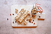 Almond nougat Traditional festive sweet