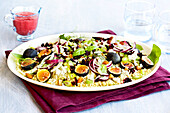 Feigen-Quinoa-Salat mit einer Feigen-Vinaigrette
